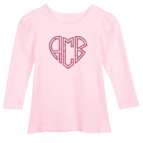 Valentine's Long Sleeve Puff Sleeve Tee