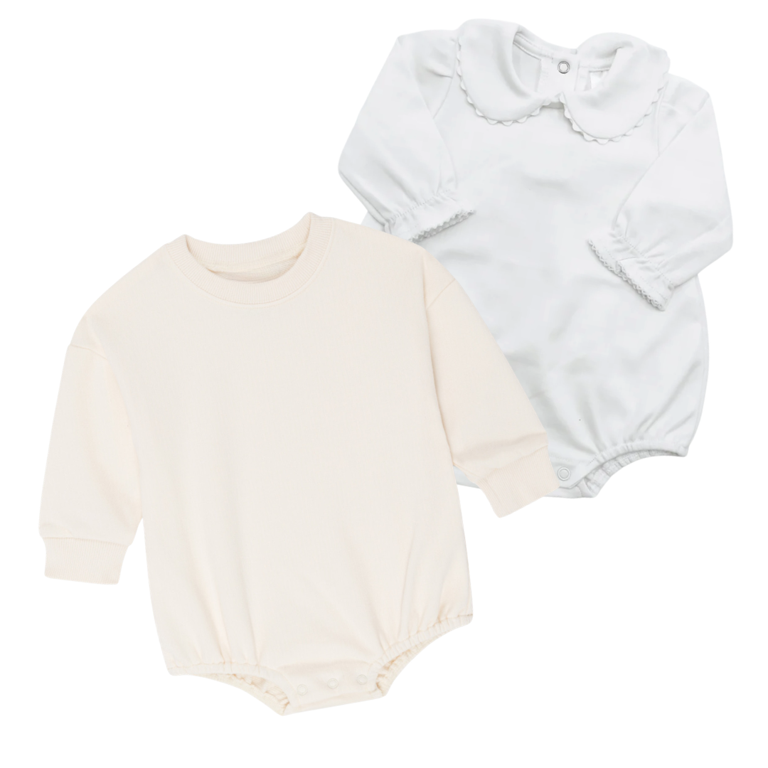 Girl Long Sleeve Bubble Bundle- 6 Months