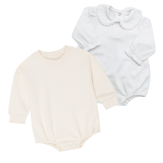 Girl Long Sleeve Bubble Bundle- 6 Months