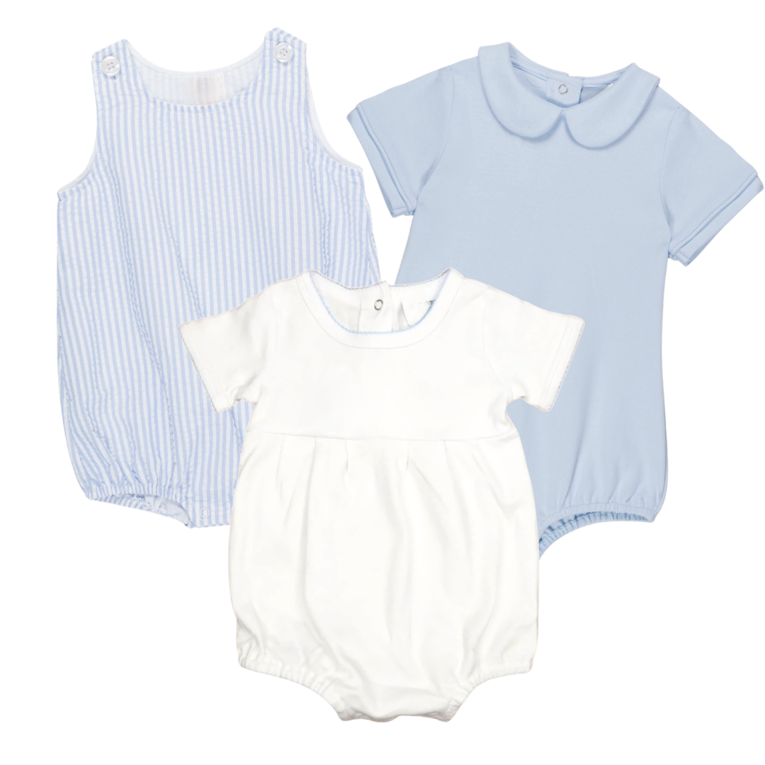 Boy Short Sleeve Bubble Bundle- 6 Months