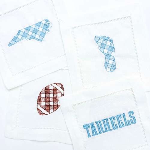 North Carolina Football Cocktail Napkins