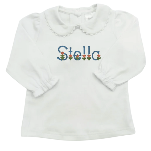 Easter Ric Rac Collared Shirt