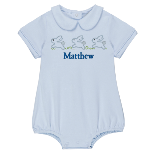 Easter Short Sleeve Peter Pan Bubble