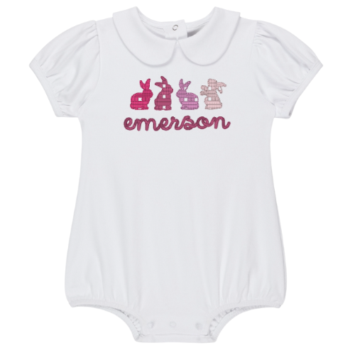 Easter Short Sleeve Puff Sleeve Peter Pan Bubble