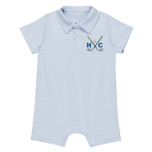 Golf Short Sleeve Polo Romper