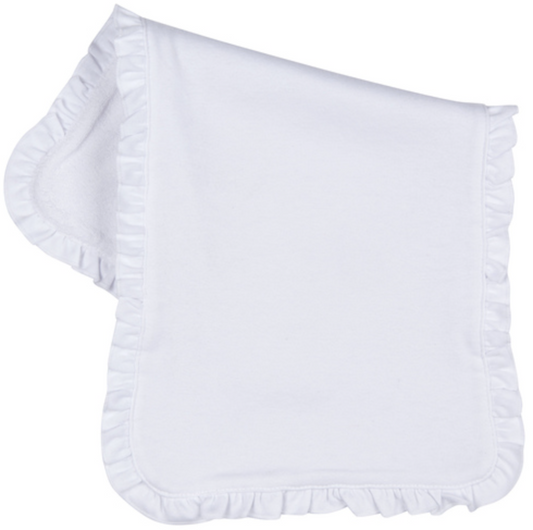 Ruffle Burp Cloth