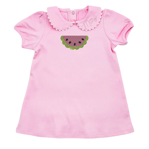 Summer Ric Rac Collar Dress