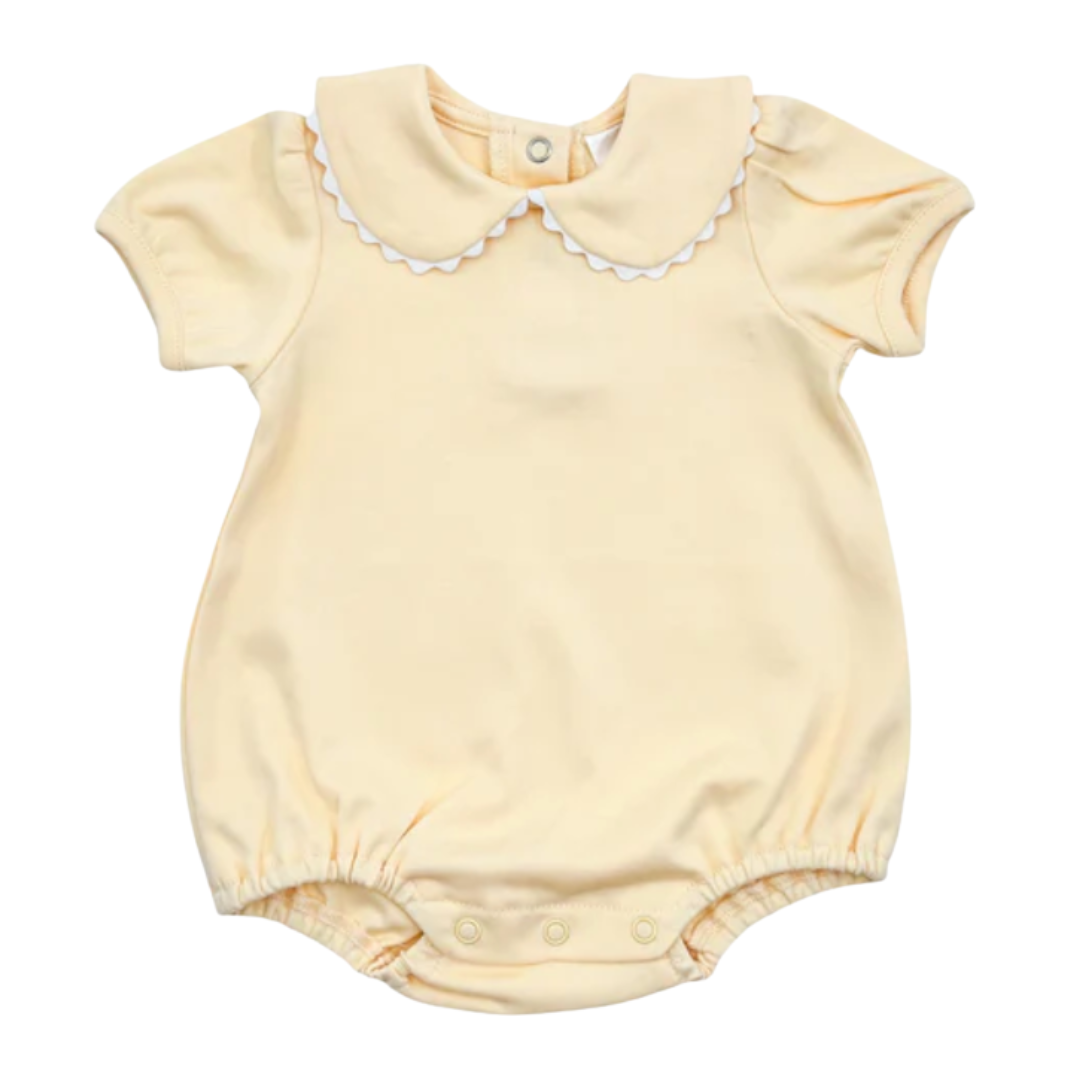 Short Sleeve Ric Rac Collar Bubble