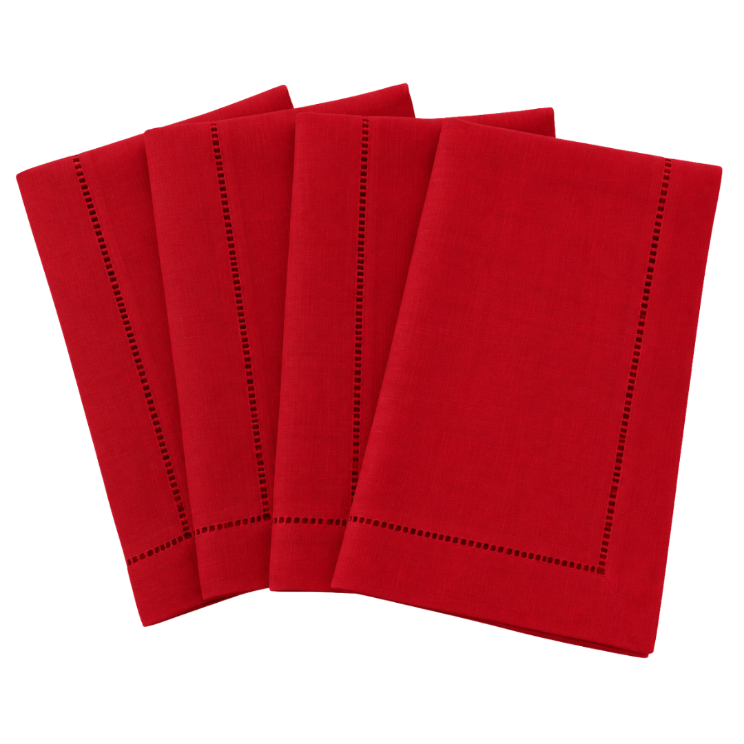 Christmas Linen Dinner Napkins