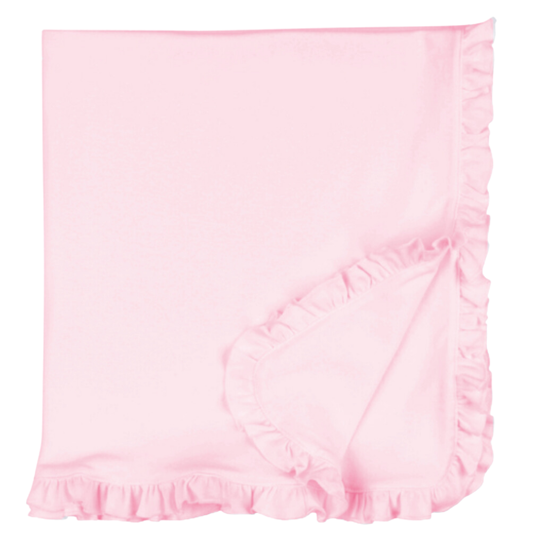 Ruffle Baby Blanket